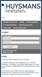 Mobile Screenshot of huysmansmetalen.be